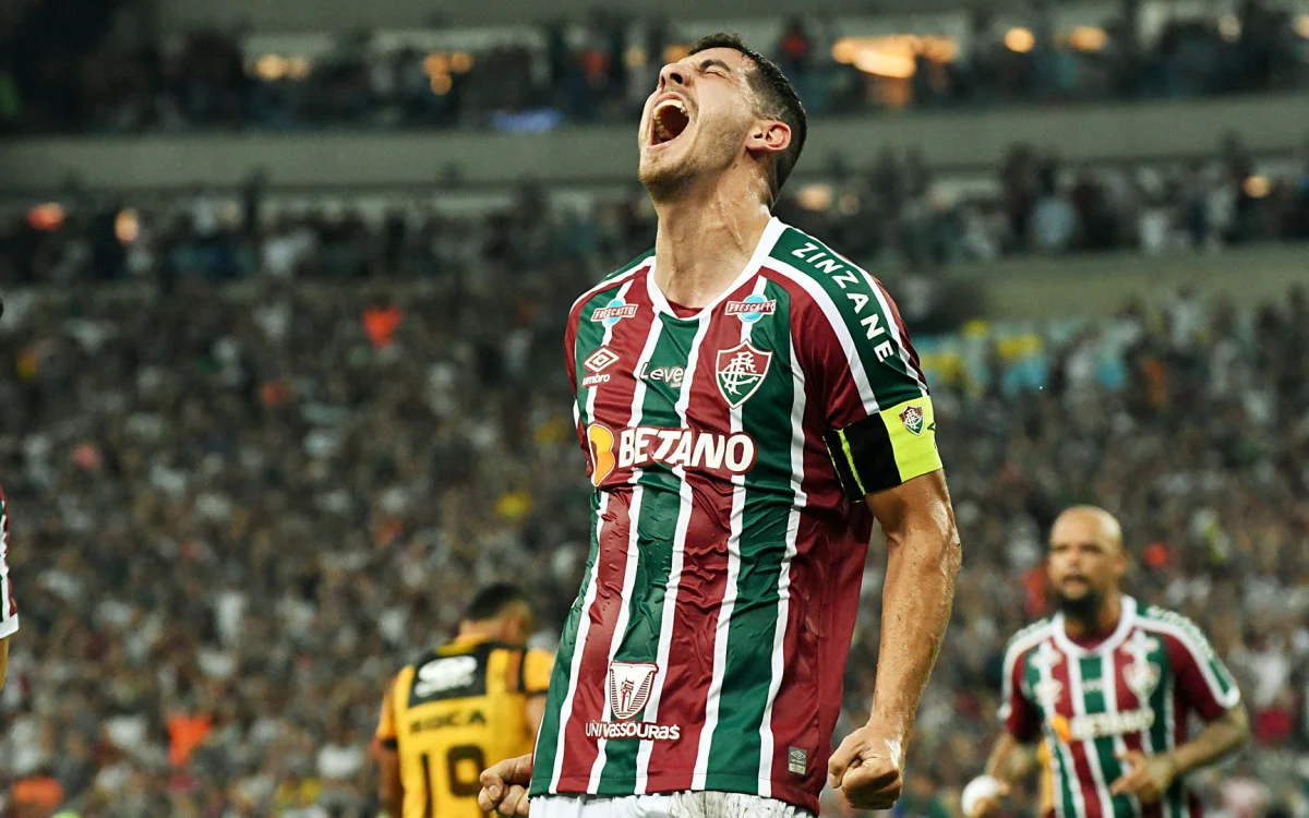 Fluminense Versus O Mais Forte Da Taça Libertadores Foto Editorial